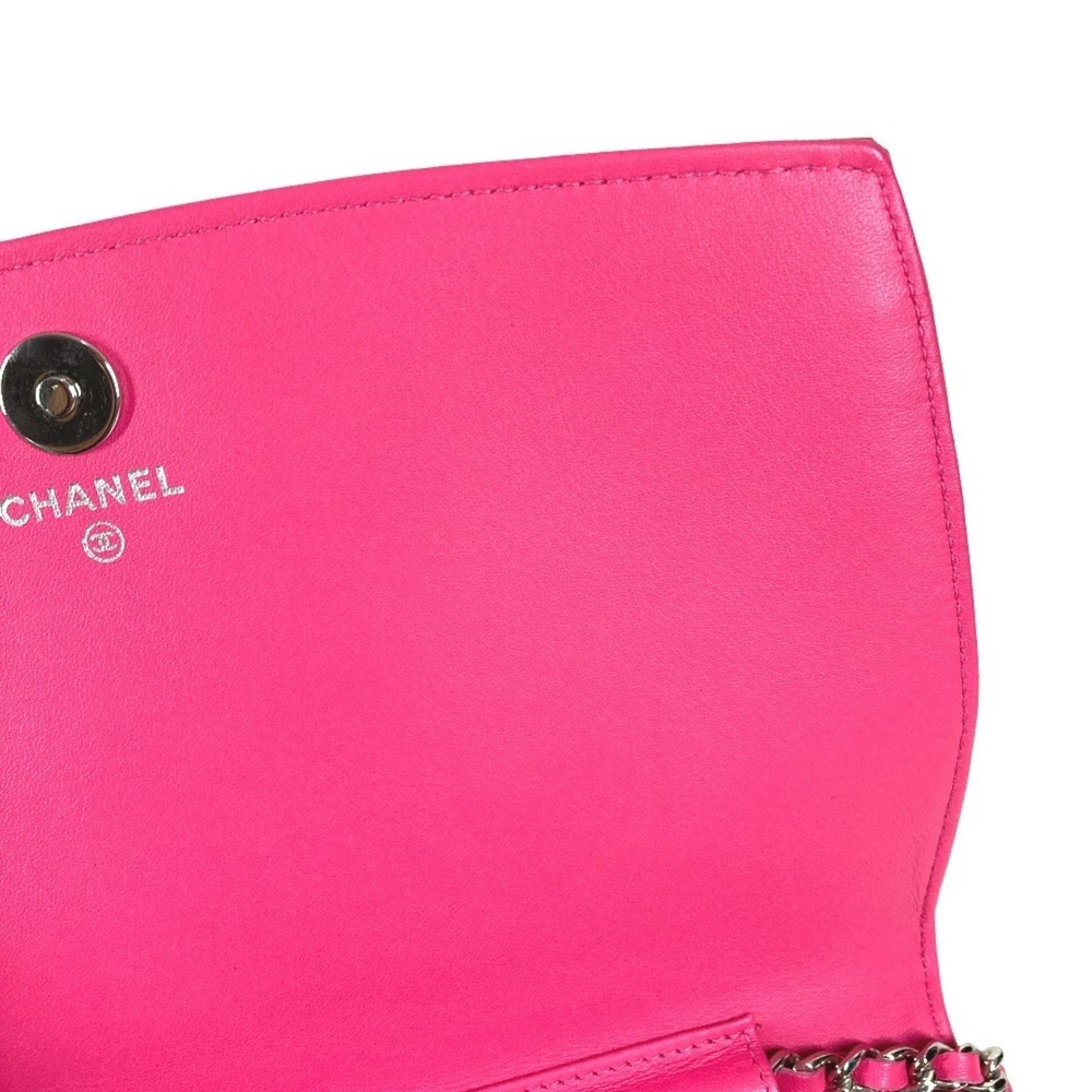 CHANEL Authentic Pink Leather Wallet - Picture 16 of 16